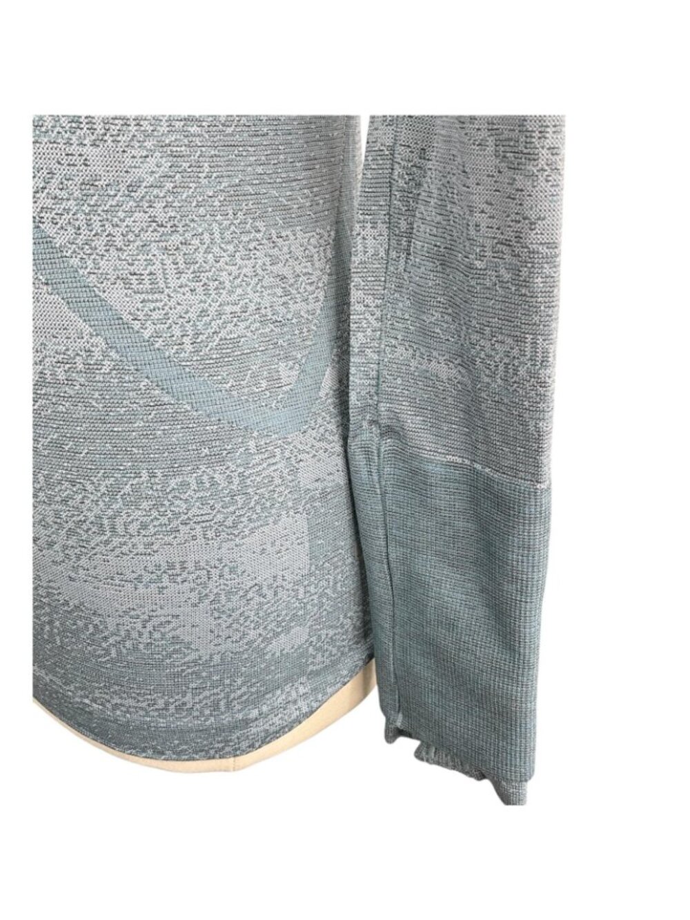 Lululemon Swiftly Speed Hooded 1/2 Zip Water Resistant Aqua Smoke Blue Womens 6 - Picture 4 of 12